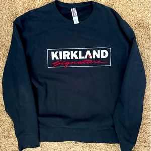 Black Kirkland Signature Sweatshirt super soft